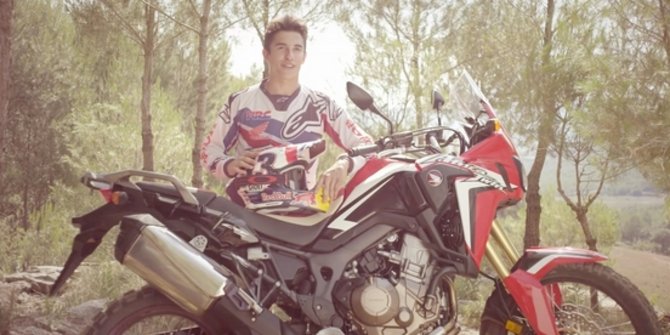 Ketangguhan Honda Africa Twin Kala Ditunggangi Marc Marquez