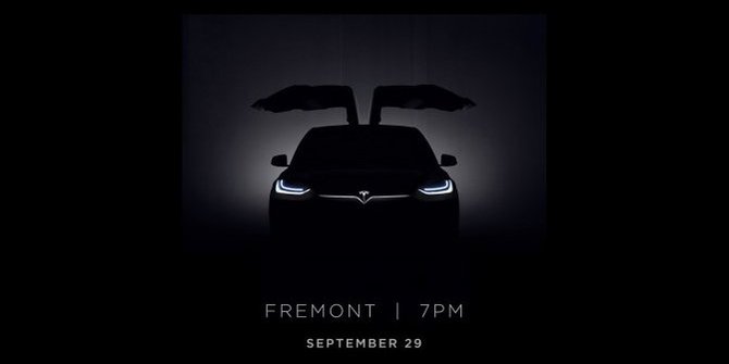 Tesla Model X Bakal Rilis 29 September Nanti
