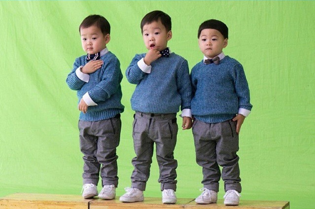 Si Kecil Kembar Tiga Ini Menjadi Aktor Cilik? Wah Lucunya