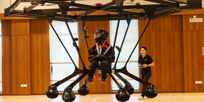 Mesin Terbang Unik Ramah Lingkungan Buatan Mahasiswa Singapura