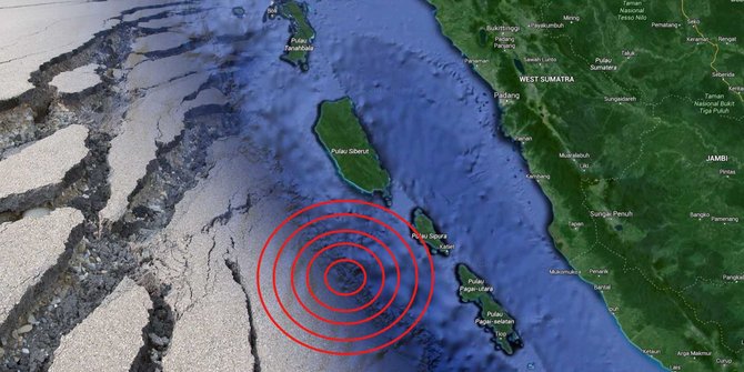 Gempa Bumi Berkekuatan 7,8 Guncang Mentawai