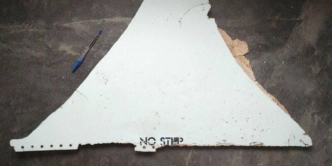 Puing Pesawat Misterius Ditemukan di Mozambik, MH370?