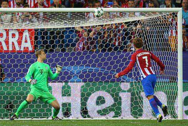 Griezmann Tetap Eksekusi Penalti Walau Gagal Jebol Gawang Munchen
