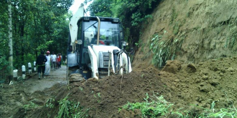 Menuju Jalur Magelang-Boyolali kembali tertutup longsor