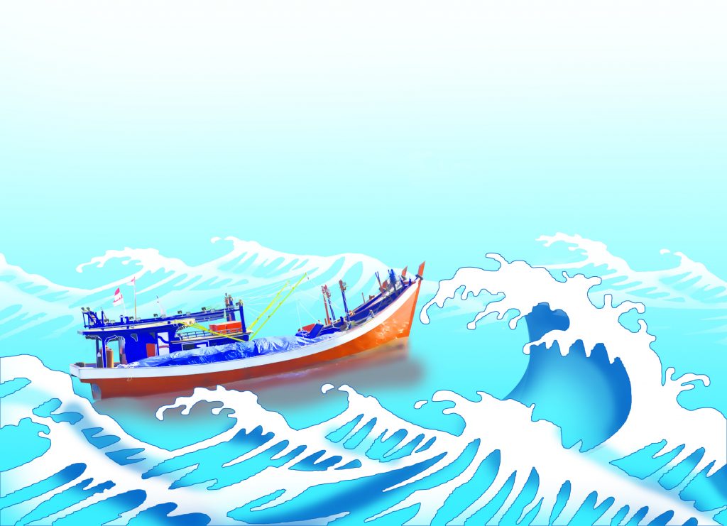 Karena cuaca buruk Warga Pulau Batuatas terisolasi