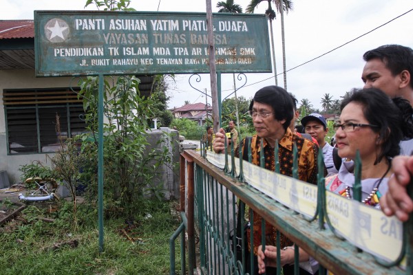 amankan anak panti Tunas Bangsa yang disembunyikan
