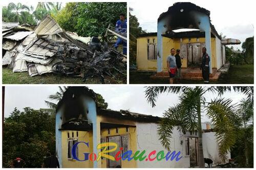 Motor Hendra Ikut Terbakar Saat Listrik di Rumahnya Tersambar Petir