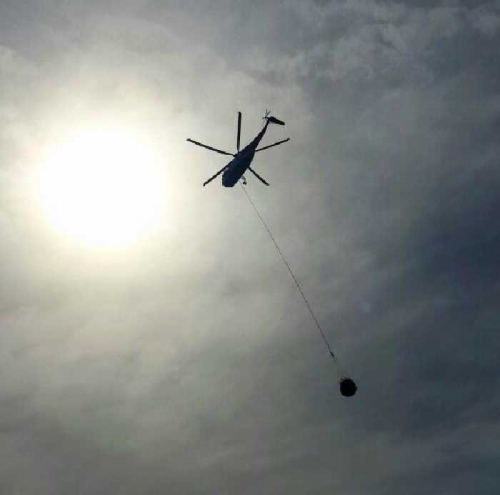 Helikopter MI-171 Didatangkan ke Riau Untuk Antisipasi Kebakaran Lahan
