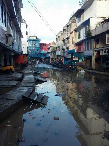 Pasar Jongkok Inhil Mendadak Sepi
