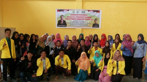 Mahasiswa Uniks Taja Seminar Kewirausahaan,Tumbuhkan Semangat Bisnis