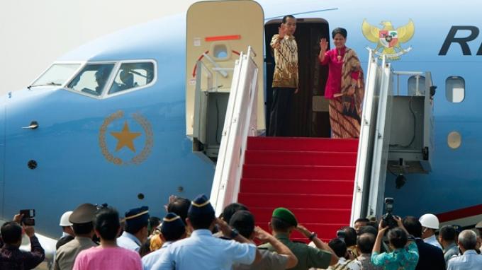 Jokowi tiba di Ambon
