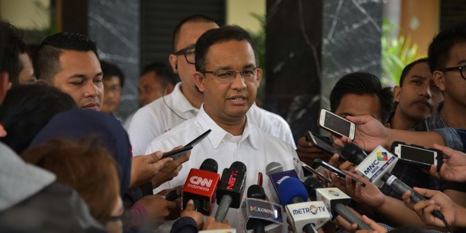 Ini Reaksi Anies, Saat Diteriaki Jangan Salah Pilih