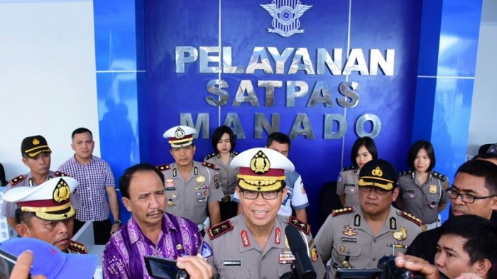 Kakorlantas Upgrade Satpas Online di Manado