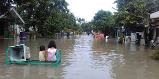 Akses Jalur Banten-Jabar Terputus,Karena Banjir Lebak