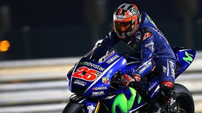 Debut Menjanjikan Vinales Bersama Yamaha. Kuasai Sirkuit Losail