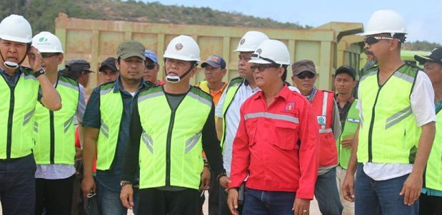 Landasan Pacu Sudah Terbentuk, Bupati Apri Pantau Perkembangan Bandara Udara Perintis di Tambelan