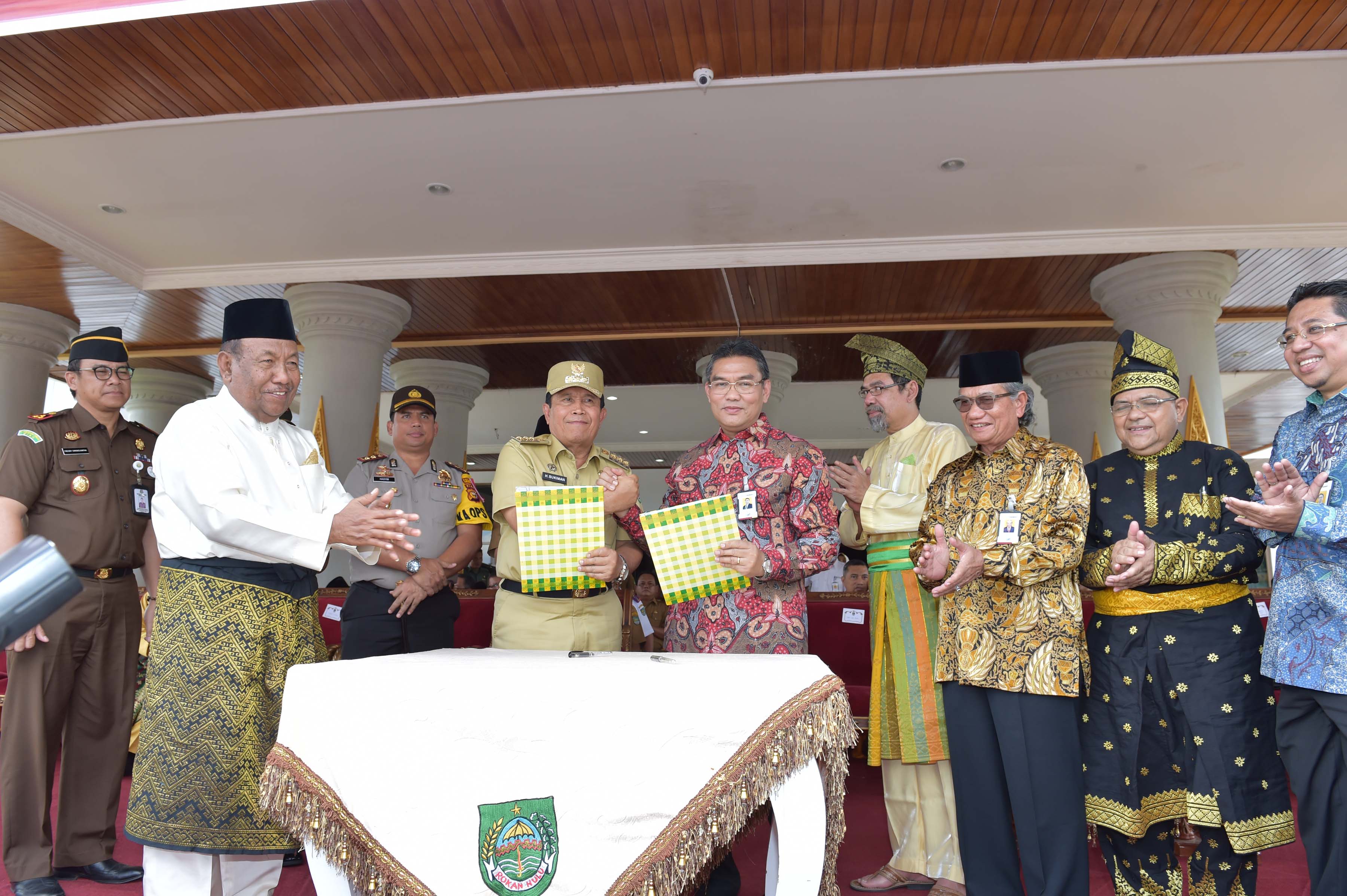 BRK MoU Kerjasama Kelola Kas Daerah Pemkab Rohul