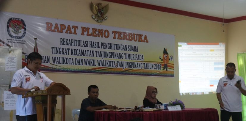 Rekapitulasi Pilwako Tanjungpinang Tinggal Kelurahan Pinang Kencana