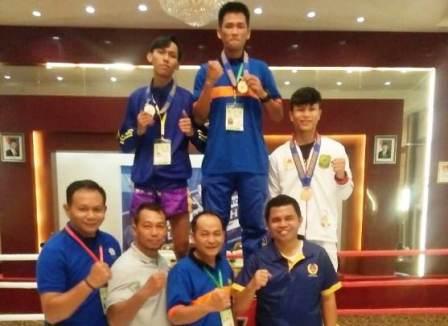 Atlet Muaythai Sumbang Emas Pertama Lingga