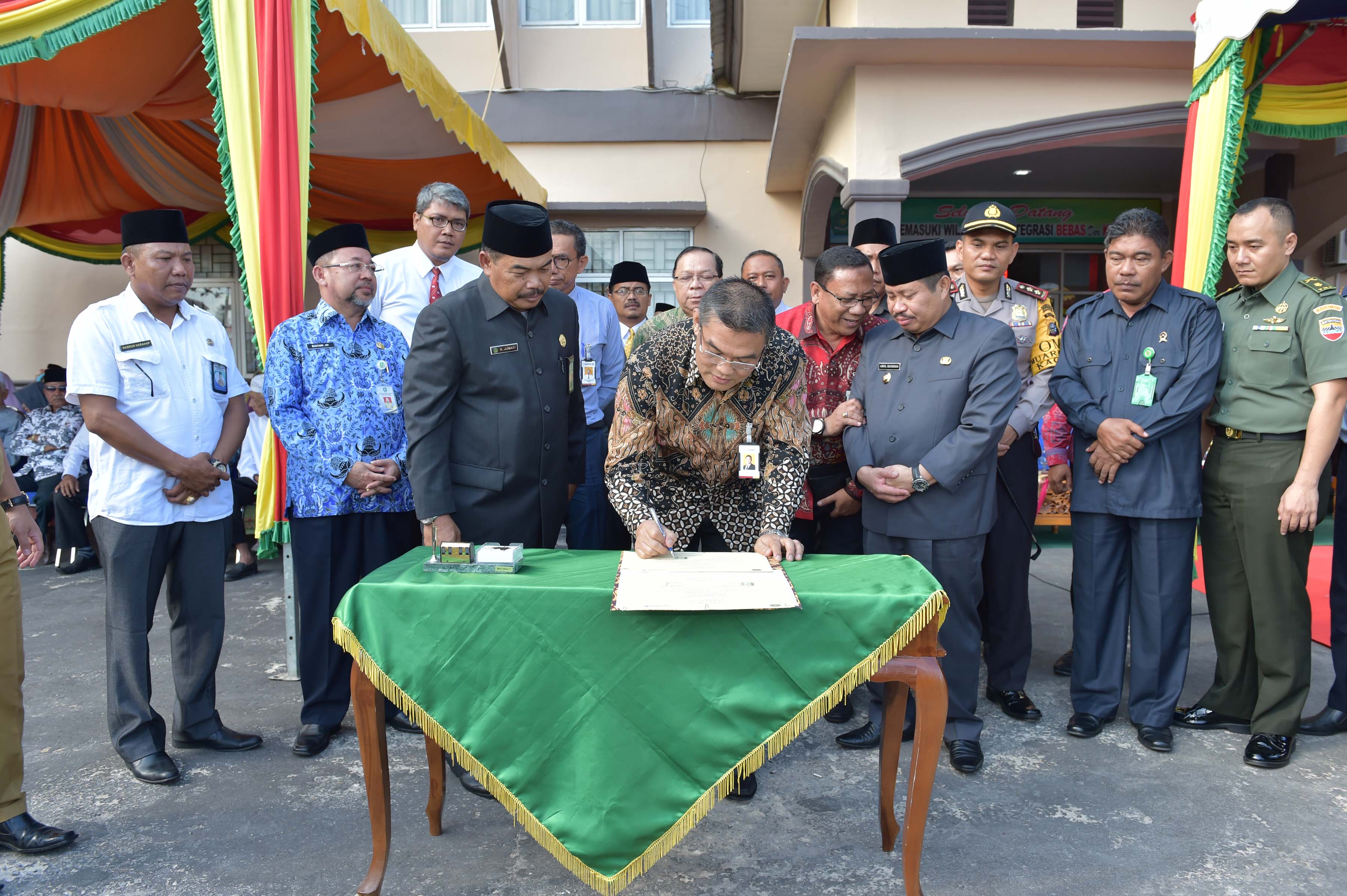 Kemenag Bengkalis Bersinergi Dengan Bank Riau Kepri Syariah Dalam Bidang Layanan Perbankan