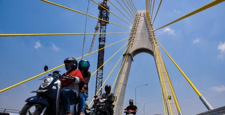 Selain Baut, Kabel Antipetir di Jembatan Siak IV Riau Juga Dicuri