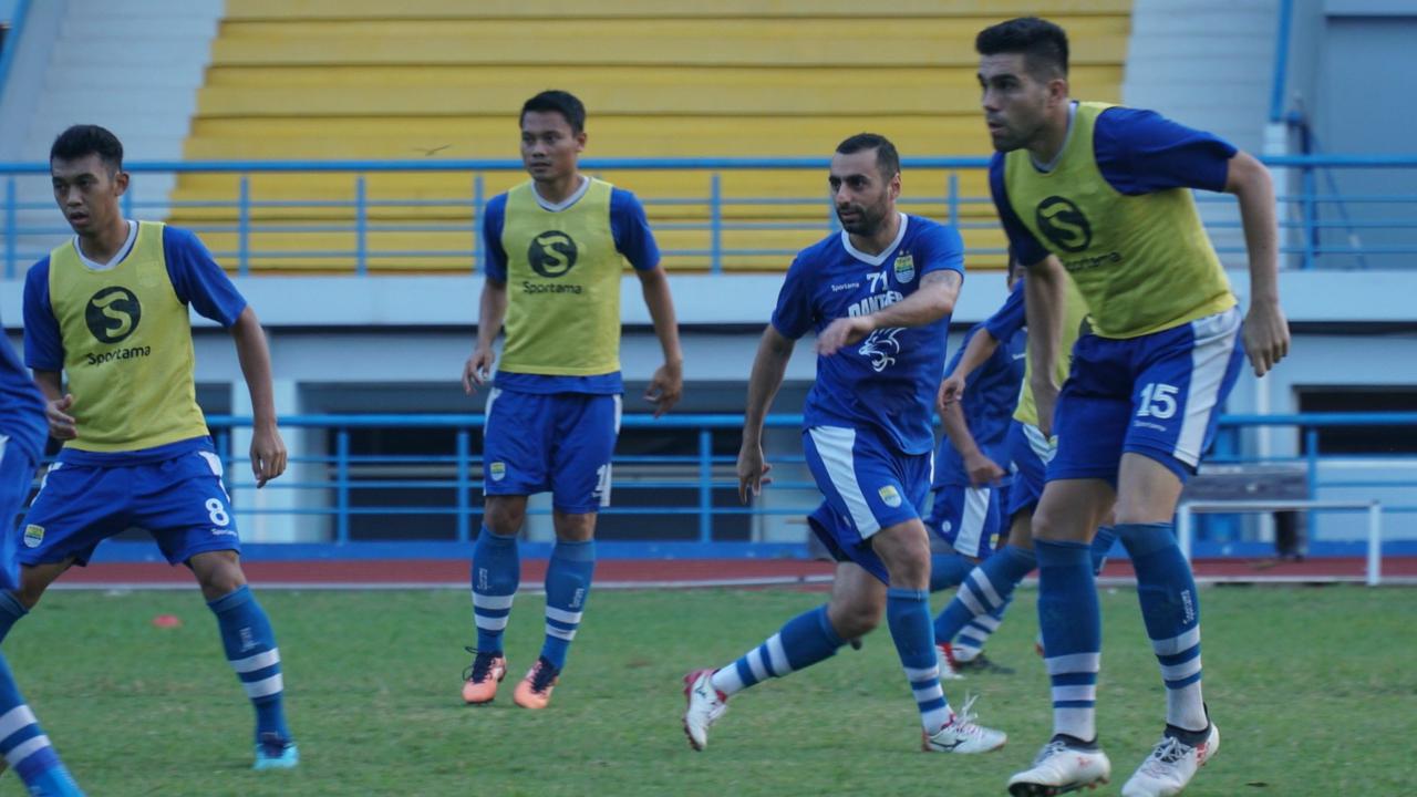 Persib Tingkatkan Intensitas Latihan Jelang Lawan Semen Padang
