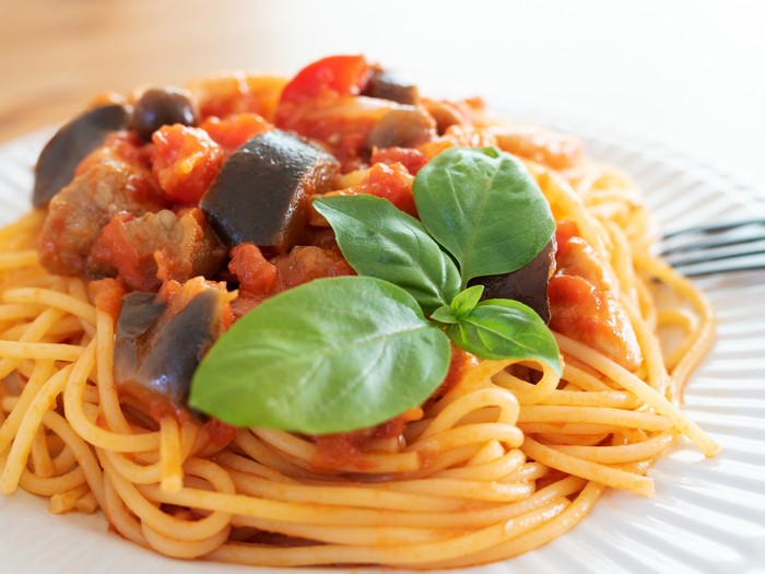 Resep Spaghetti Saus Terong, Cocok Buat Sarapan