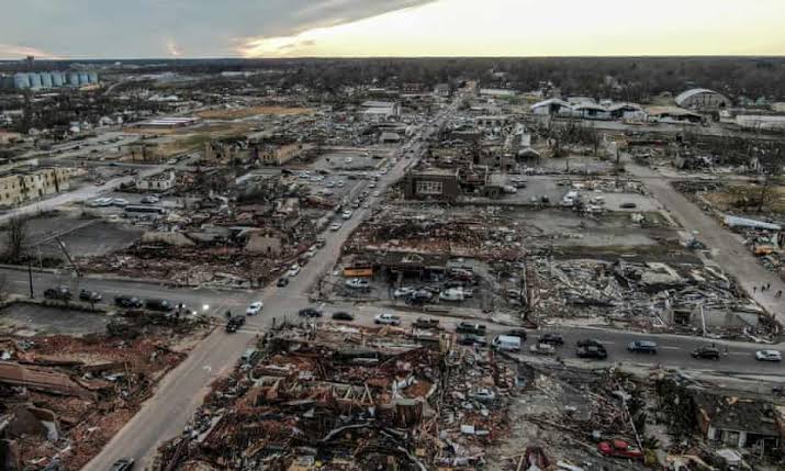 Kentucky Diterjang Tornado Dahsyat, AS Deklarasi Status Darurat