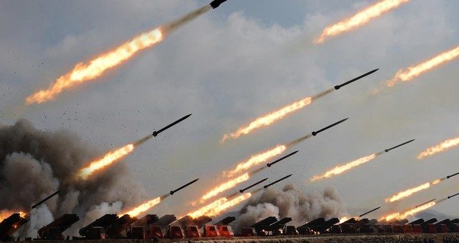 Kim Jong Un Menggila, Korut Tembak ‘Serangan Balasan Nuklir’