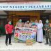 Kualitas Udara Pekanbaru Menurun, PT Arara Abadi Salurkan Masker untuk Siswa SD dan SMP