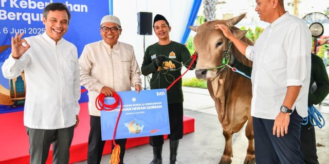BTN Tebar Keberkahan Idul Adha dengan Sumbangkan 587 Hewan Kurban ke Masyarakat