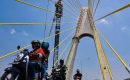 Selain Baut, Kabel Antipetir di Jembatan Siak IV Riau Juga Dicuri