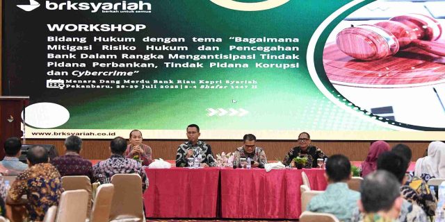 BRK Syariah Gelar Workshop Hukum, Mitigasi Risiko dan Pencegahan Tindak Pidana di Dunia Perbankan