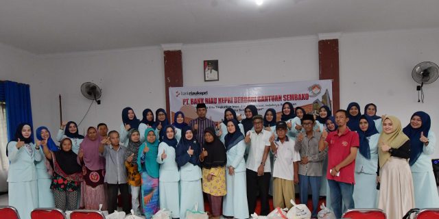 Dharma Wanita Bank Riau Kepri Jalankan Program Indahnya Berbagi di Bulan Ramadhan