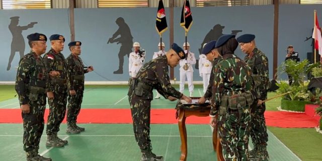 Resmi Berganti, Danmen I Gegana dan Danmen I Pelopor Pasukan Brimob I Diserahterimakan