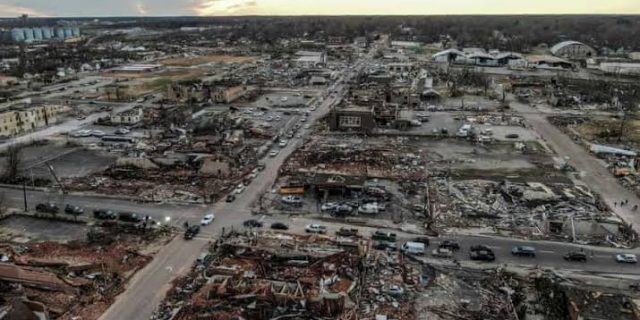 Kentucky Diterjang Tornado Dahsyat, AS Deklarasi Status Darurat