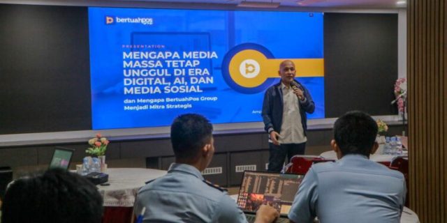 Bertuahpos Group Sharing Knowledge dengan Satsiber TNI tentang Industri Media dan Ruang Siber