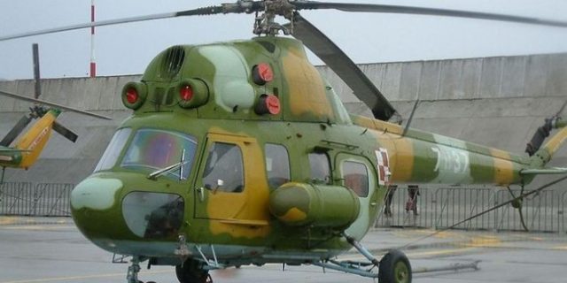 Helikopter Mi-2 Jatuh Setelah Tabrak Kabel Listrik