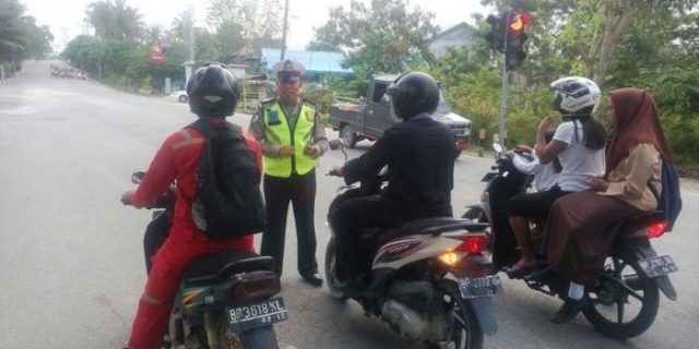 Satlantas Tegur 849 Pengendara di Batam